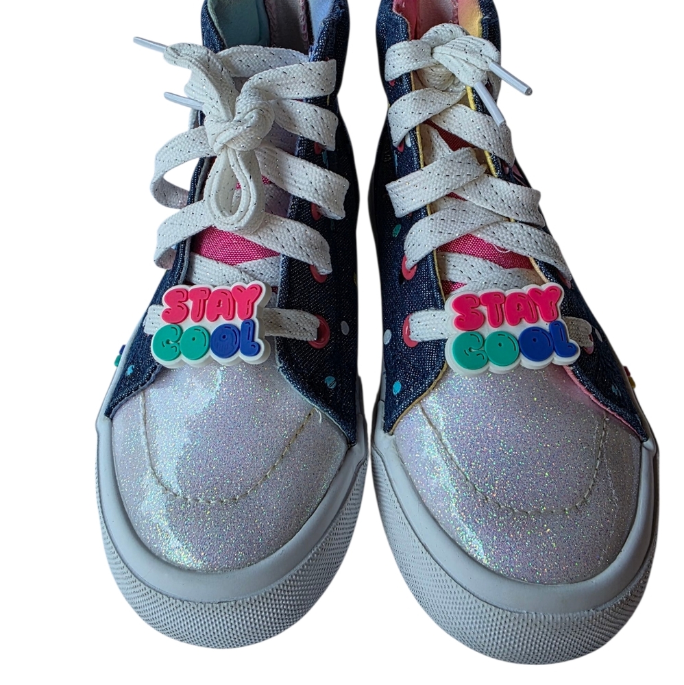 STITCH Disney Kids Sneakers with Blue and Pink Accents - Picture 4 of 6